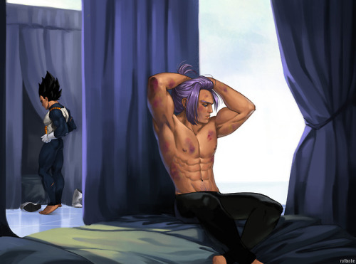 rutbisbe:Future Trunks trying to wake up and get ready for a...