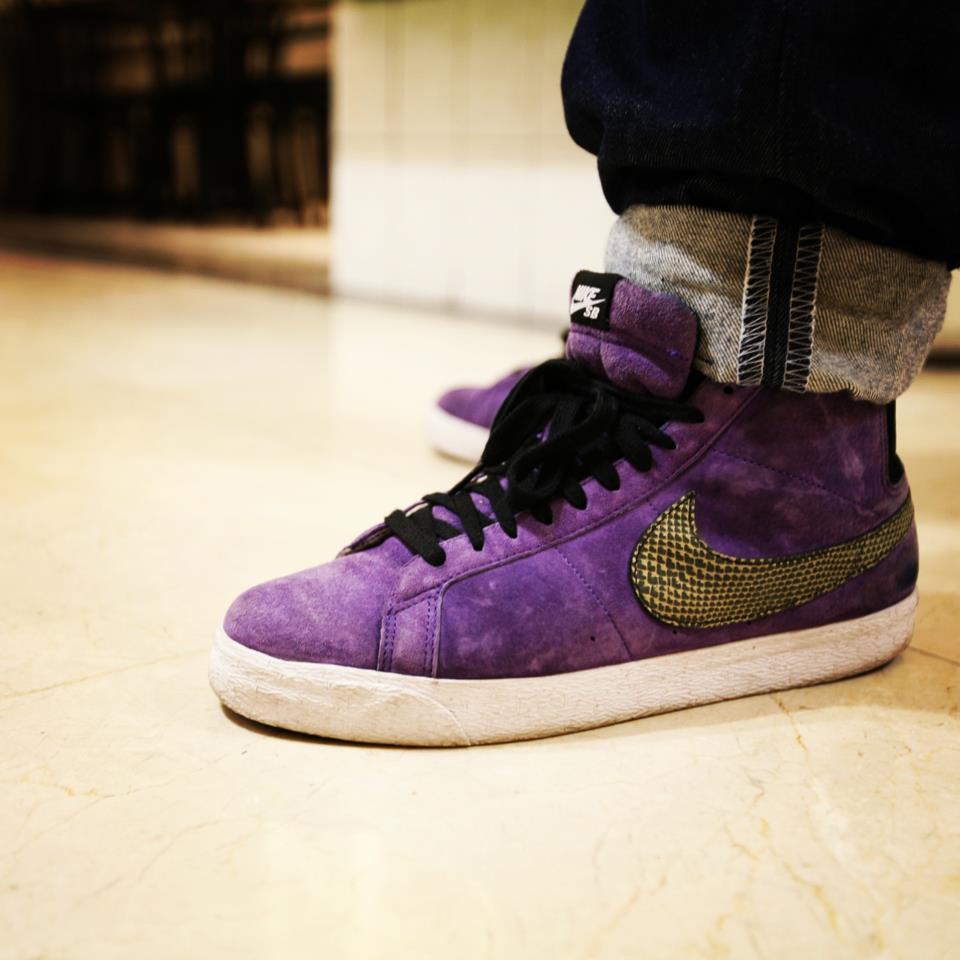 Nike SB Blazer Mid ‘Purple Rain’ (by achraf) – Sweetsoles – Sneakers