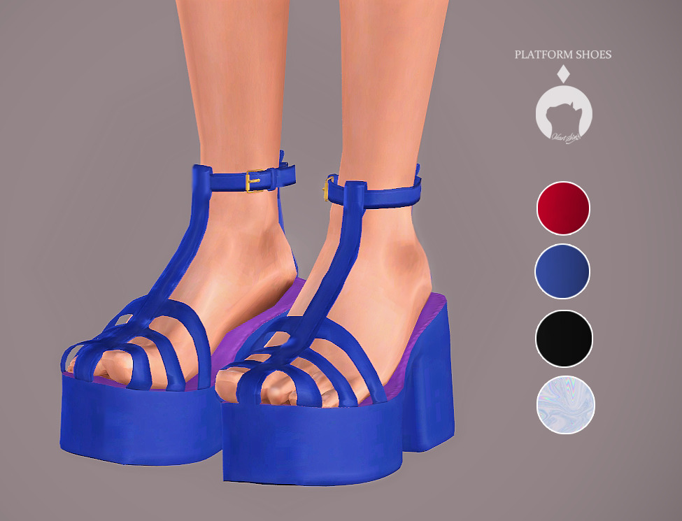 Sims 4 Cc Finds Ikarisims Platform Shoes Last Creation For