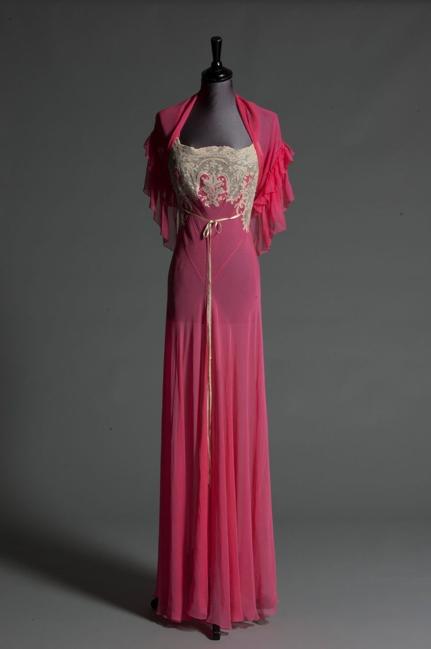 Ephemeral Elegance — Chiffon Nightdress, ca. late 1930s Part of a...