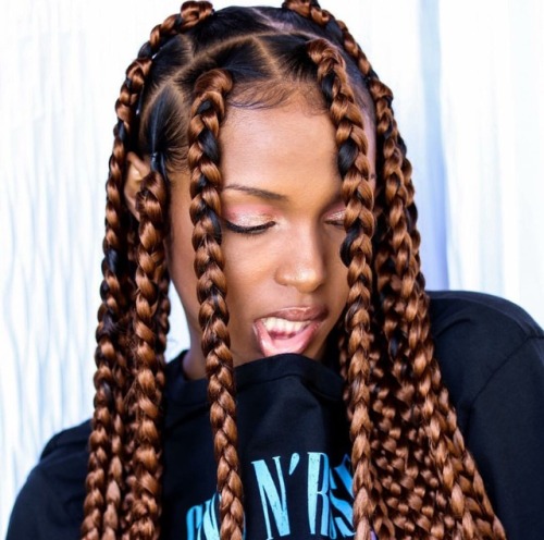 queenfaithmarie:I miss my braids I can’t wait to get them again.