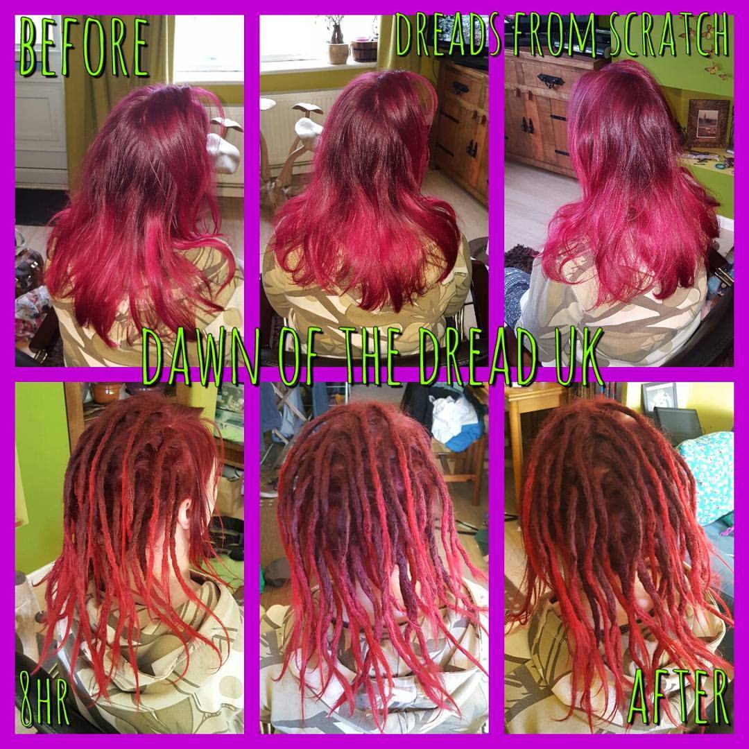 Dreadcore Backcomb Crochet 32 Dreads On Thin Hair Fringe