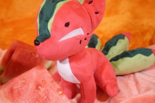 follylolly:Our brand new redesigned summer Kitsune plush! ...