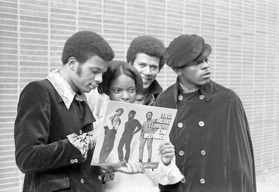 The Delfonics pose for a portrait session on 126th... - Eclectic Vibes