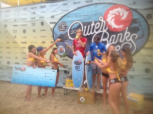 The 2016 WRV OBX Pro presented by Pacifico is a wrap. Congratulations to Kilian Garland on his maiden WSL victory, and to Jordan Lawler for finishing runner up.
In sloppy 1-3’ surf we ran the Quarterfinals, Semifinals and Finals today.
Today’s...