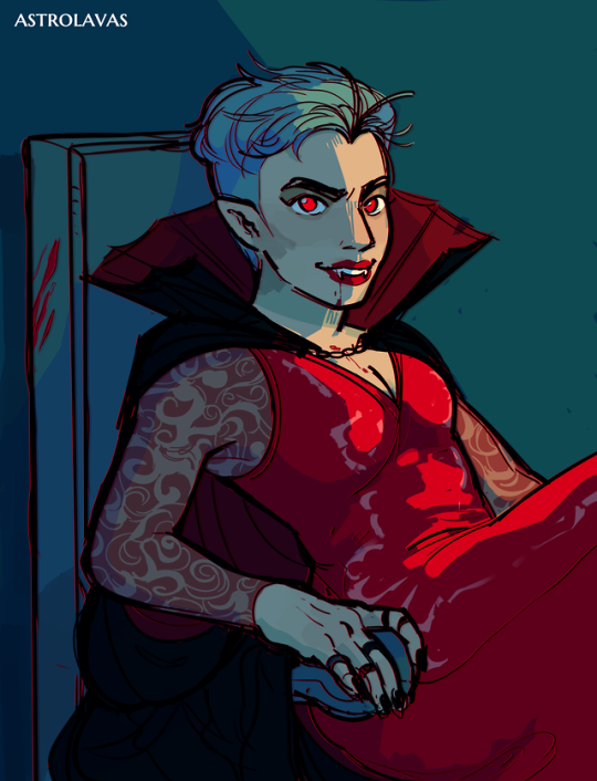 my desire to draw hot vampires is increasing proportionally to the decrease of the amount of days left 'til halloween
