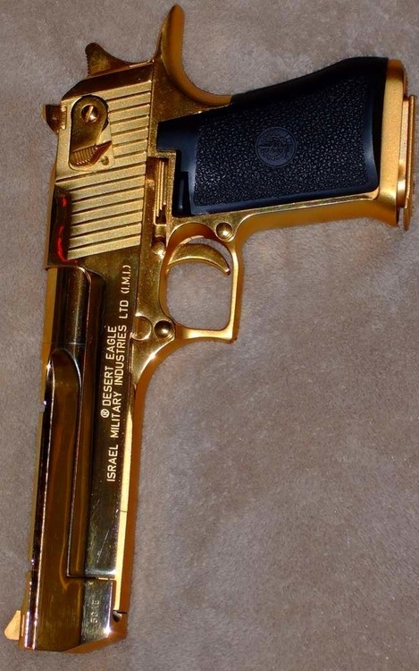 gold gun on Tumblr