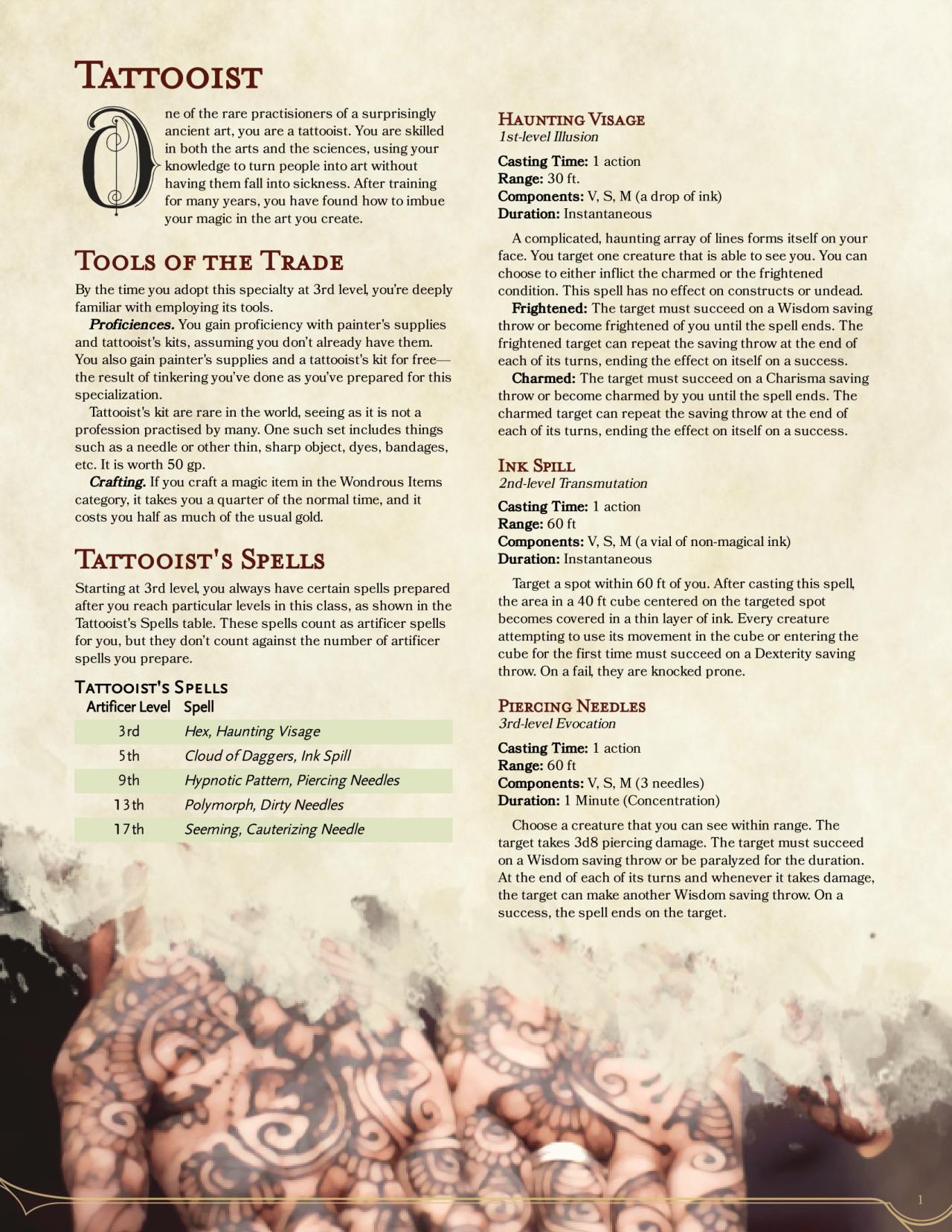 5e metal shape magic
