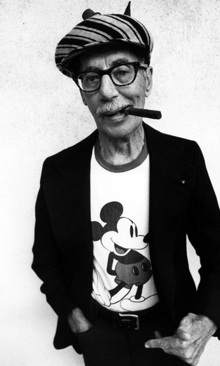 grandesauterell:the-eternal-moonshine:Groucho Marx in a Mickey...