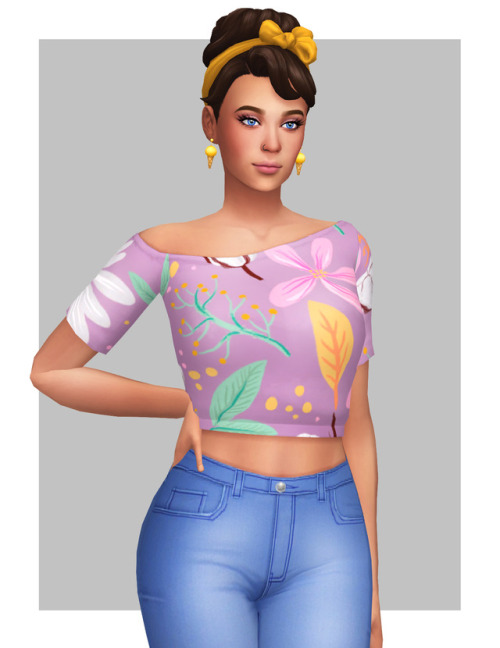 pippisims:Off Shoulder Top recolorsHi guys. Here’s another...