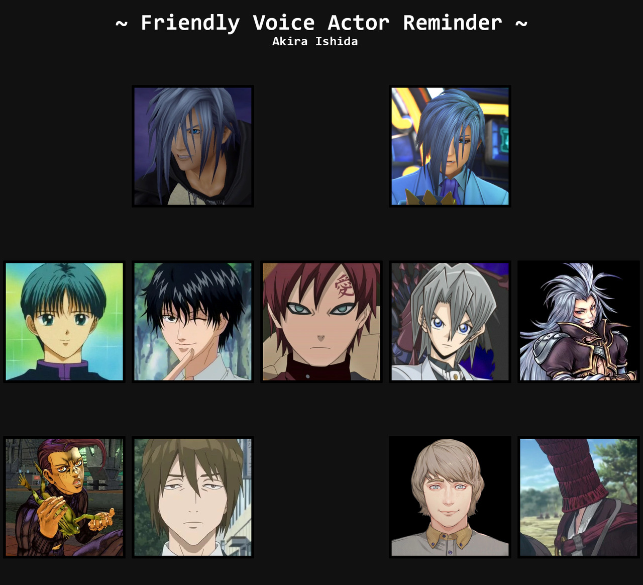 Your Typical Fangirl — Friendly Voice Actor Reminder Akira Ishida, who...