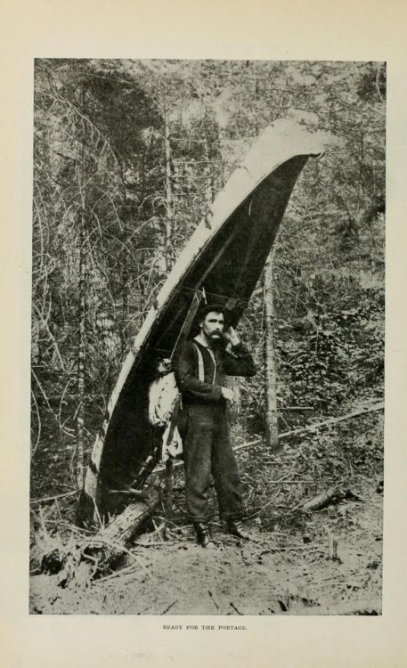 canoe outdoorsman 1905 early 1900s
