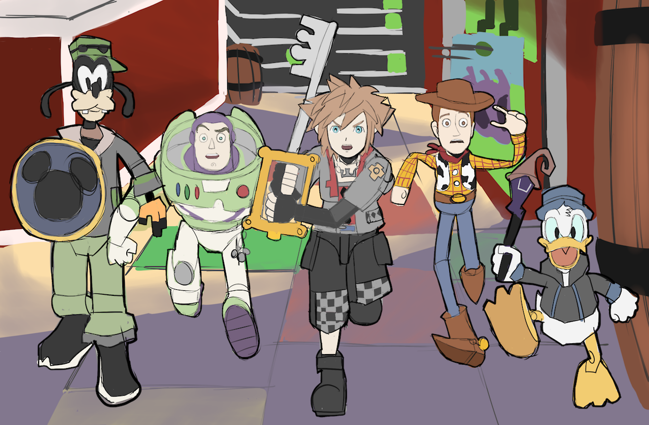 kingdom hearts bring arts toy story