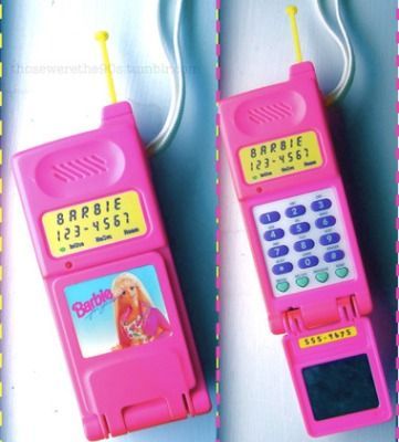 barbie with cell phone