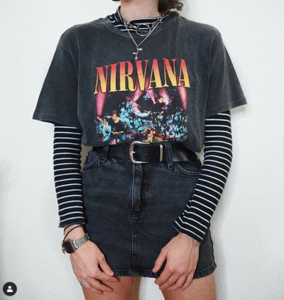 striped shirt outfit tumblr