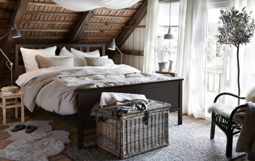 gravityhome:Attic IKEA bedroom | styling by Mette Thoresen...