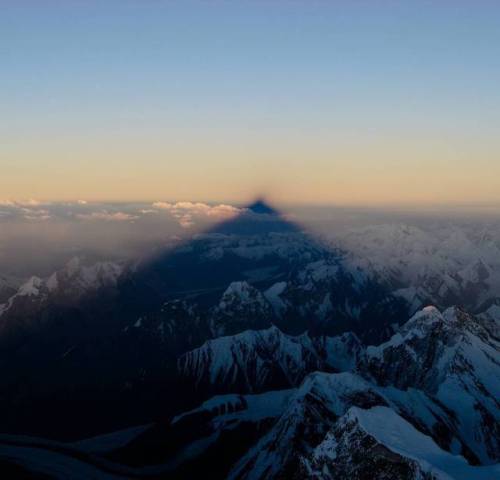 iheartpakistan:Shadow of the Mighty K2 (8,611 m), Karakoram,...