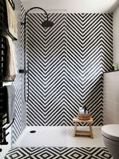 Zigzag bathroom