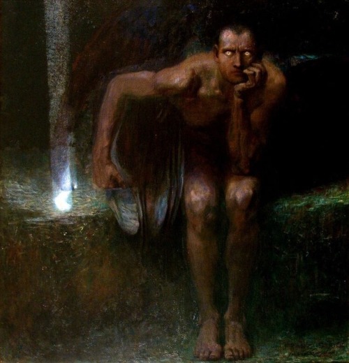 witch333s:Lucifer —— Franz Von Stuck