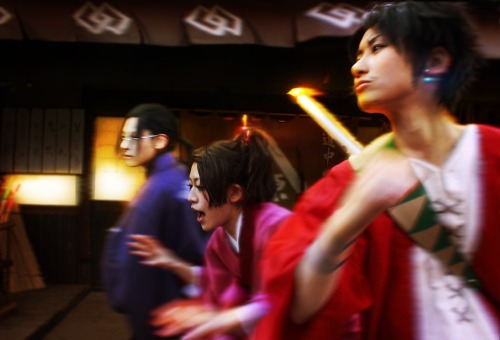 as-warm-as-choco:The Samurai Champloo (サムライチャンプルー) cosplayers...