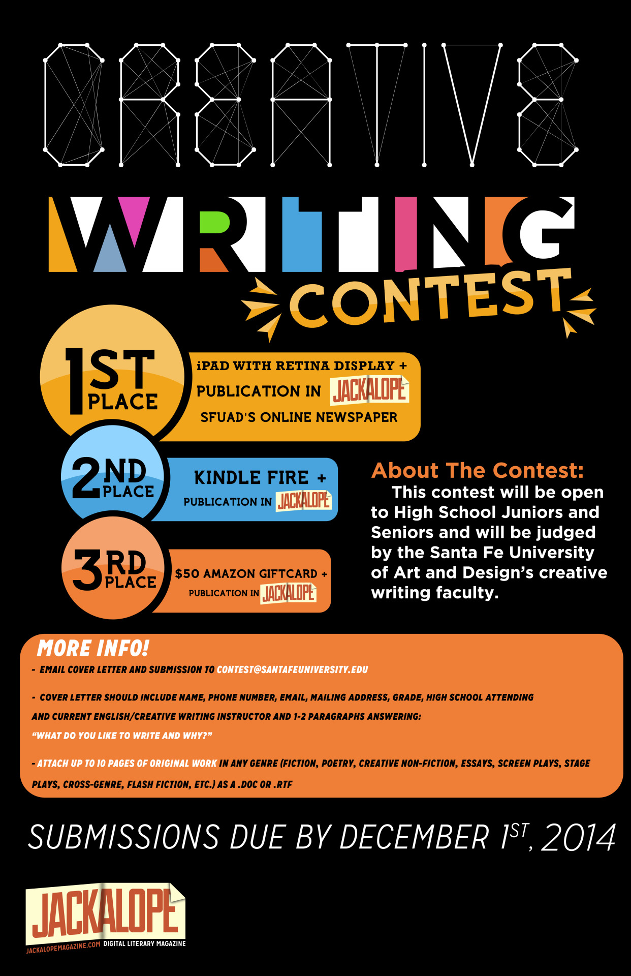 high school creative writing contests
