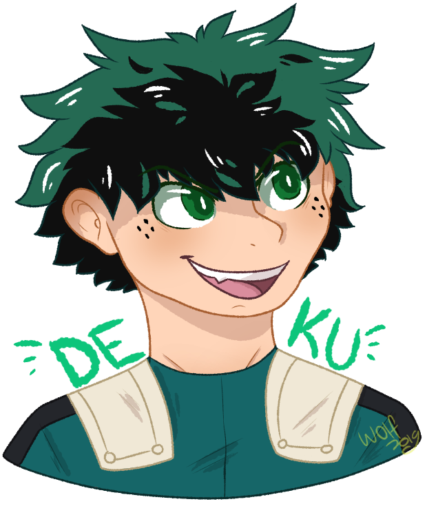 feral deku is valid deku — sobs i know its bad and i didnt want to draw ...