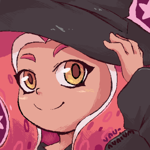splatoon splatoween splatfest inkling octoling splatoon 2 mspaint my art also if anyone recognizes that the green one is vasko then idk what just saying lol