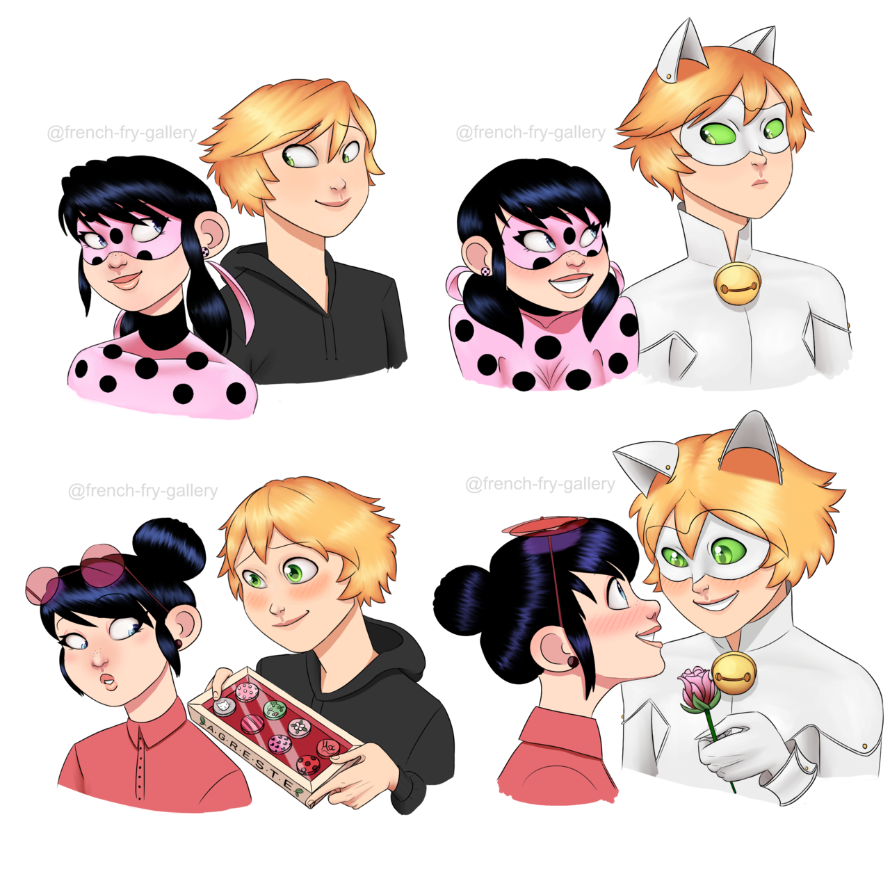 Spots Paws Pink Lady Au More Marinette Pink