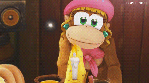 donkey kong diddy kong dixie kong cranky kong donkey kong country returns tropical freeze nintendo gif mine