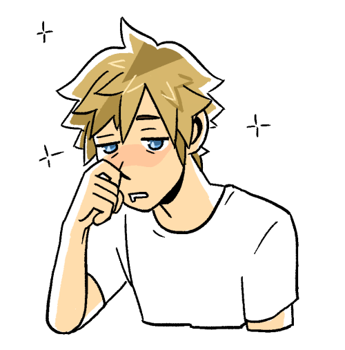 liverpops:when roxas’s hair is unstyled (or when his bedhead...