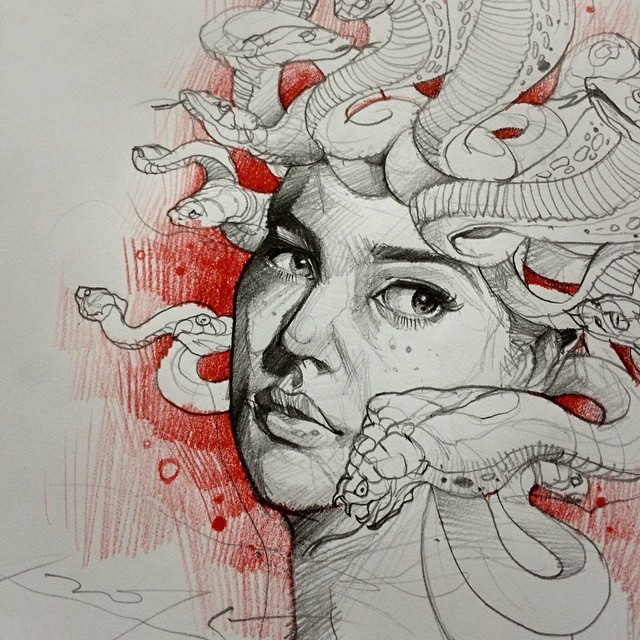 art of alvin | Medusa for a client tomorrow