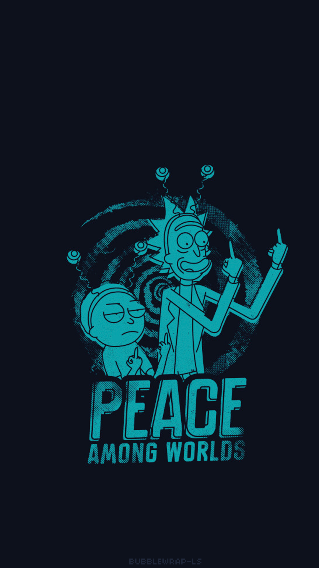 Rick And Morty Home Screen - Wrecker Wallpaper