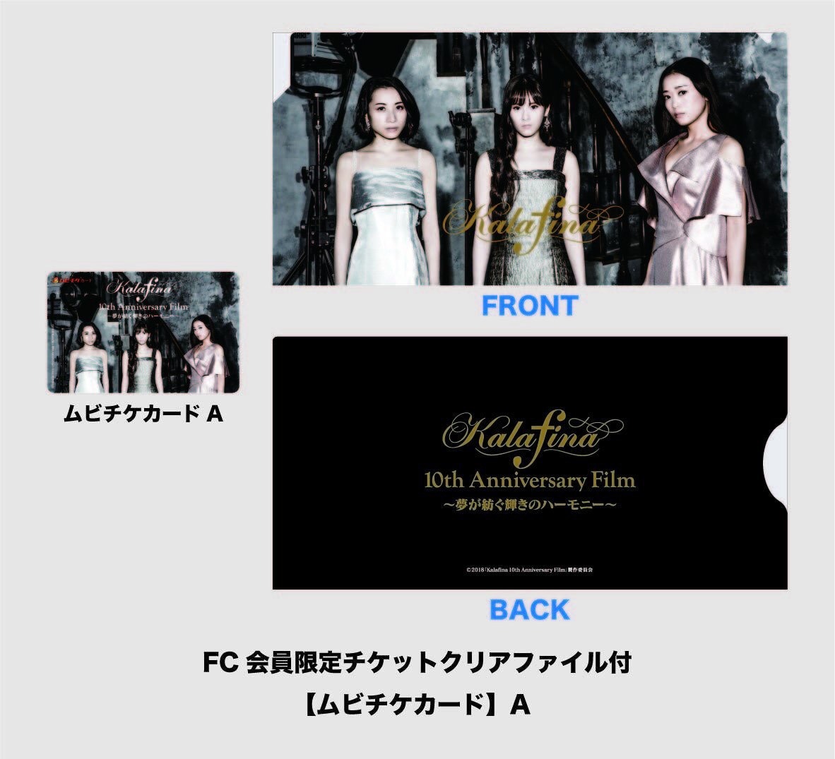 Everything Kalafina 10th Anniversary Film Movie Ticket Card And Ticket