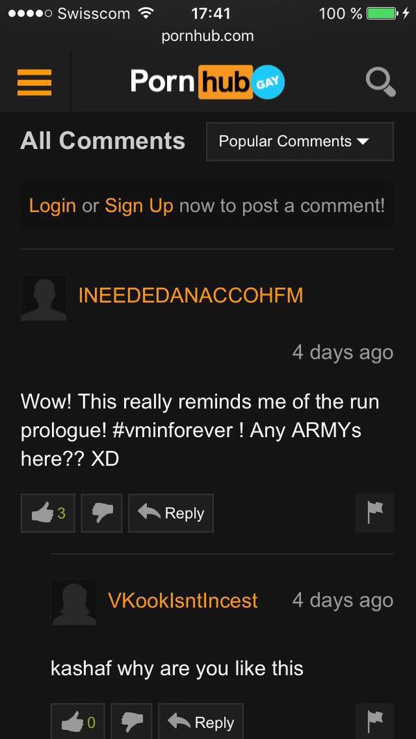 Army Funny Porn - An A.R.M.Y Shows Love to BTS Through Comment on Porn Site ...