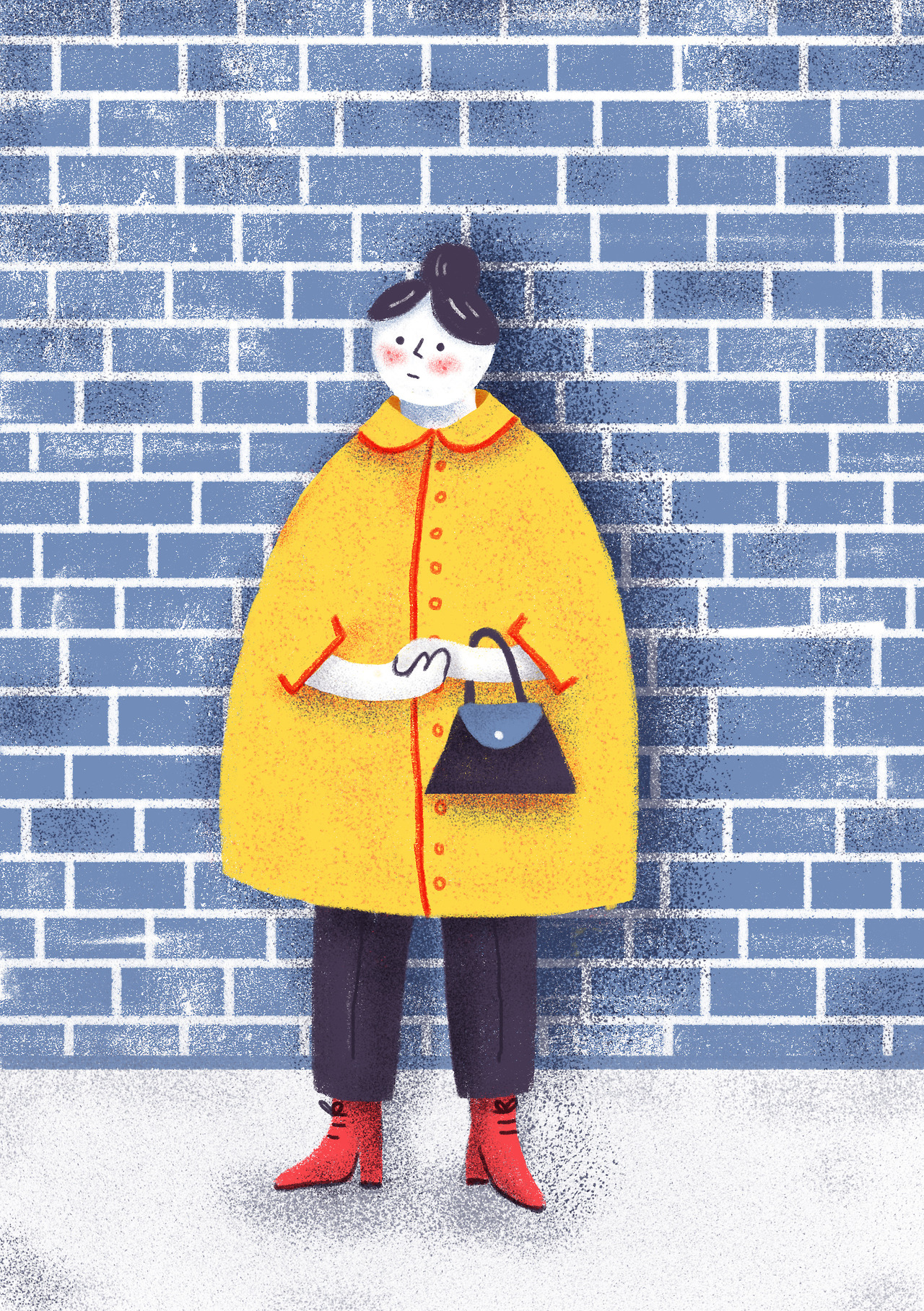 Girl in Yellow Cape by Alana Keenan