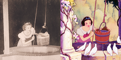 mickeyandcompany:Live-action reference for Snow White and the...