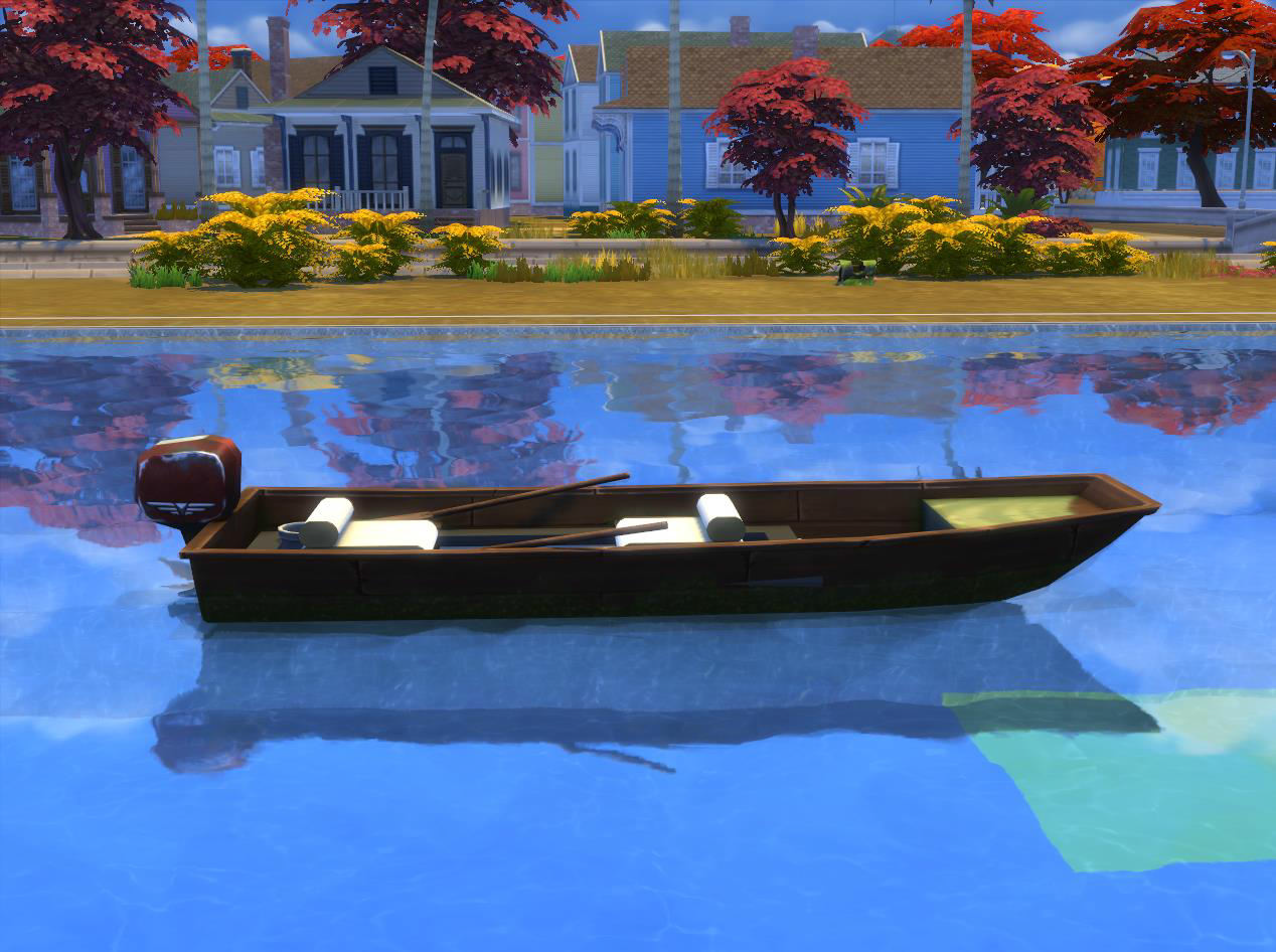 Tutorial Usable boat in TS4 - Somewhere over the rainbow