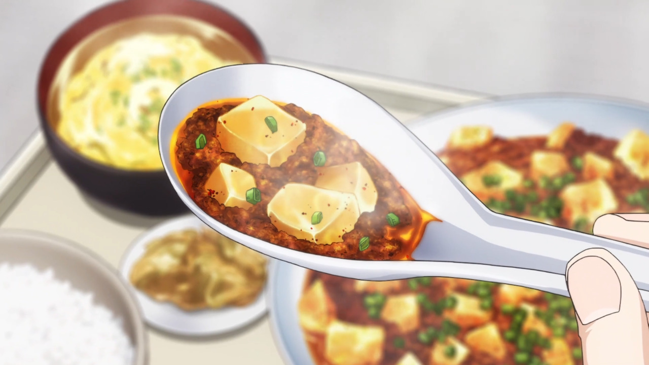 Itadakimasu Anime! - Mabo tofu! Check out the recipe for this spicy...