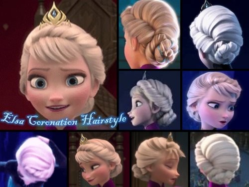 Himas Creative Corner Elsa Coronation Hairstyle