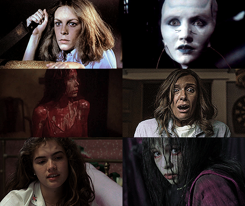 theunseeliequeen:It is women who love horror. Gloat over it....