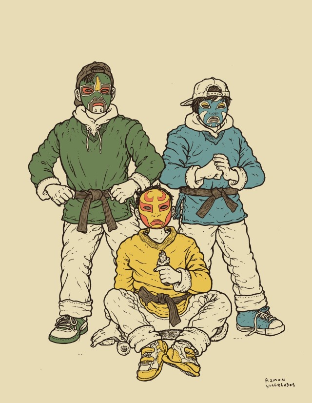 three ninjas on Tumblr