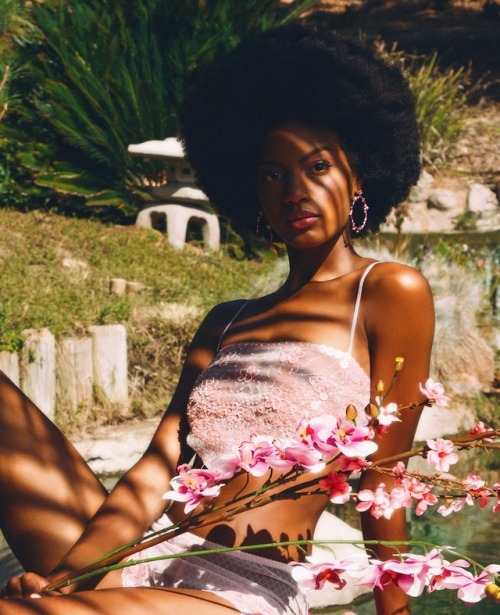 pocmodels:Ebonee Davis by Prince & Jacob for Galore...