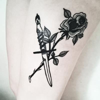 knife tattoos tumblr
