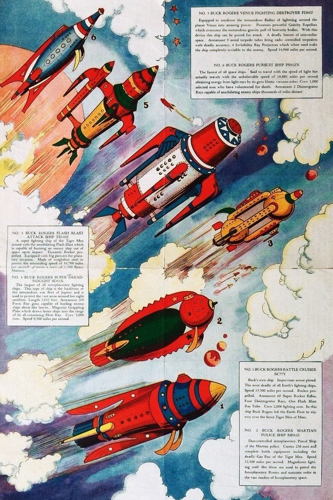 boomerstarkiller67: âBuck Rogers - Interplanetary Battle Fleet (1934) â