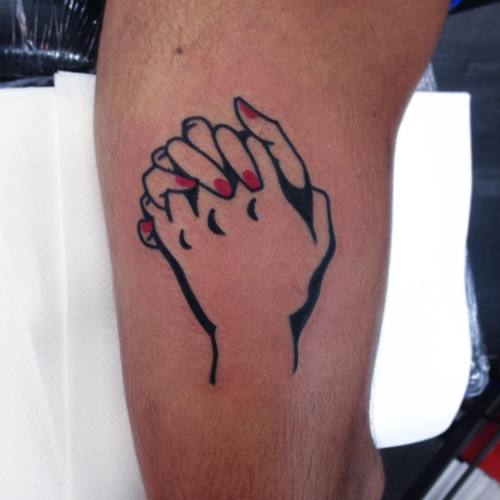 Muchas gracias @ done at @swahilibobstattoo #love #hands #tattoo...