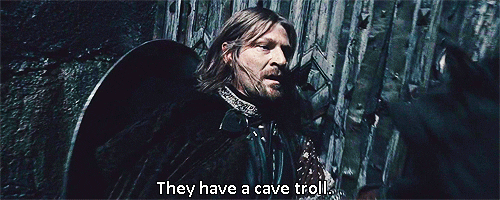 Image result for they have a cave troll gif