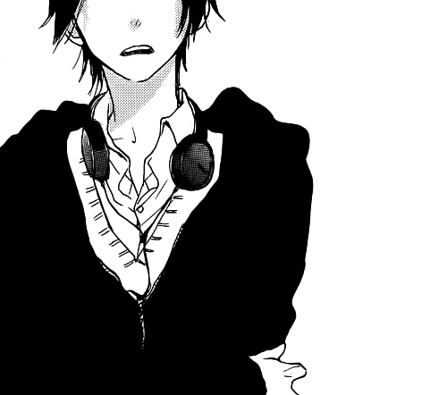 anime boy with headphones | Tumblr
