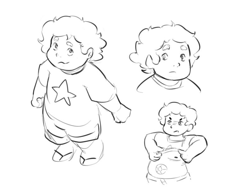 a little style practice with steven universe x ghibli