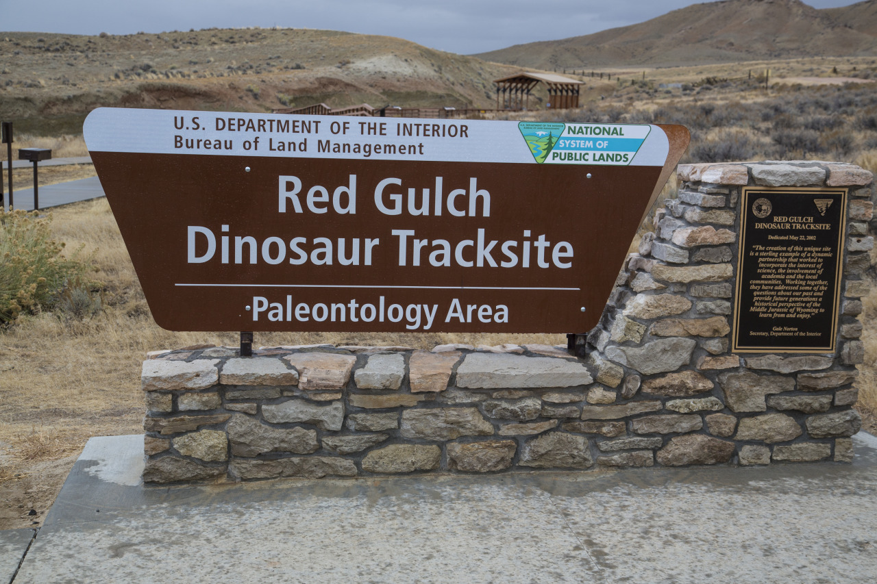 red gulch dinosaur tracksite