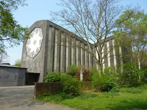 germanpostwarmodern:Church “Christi Verklärung” (1966) in...